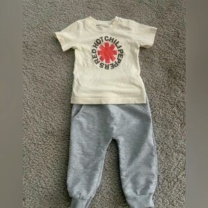 18 month Red Hot Chili Peppers Shirt and Sweat pant set